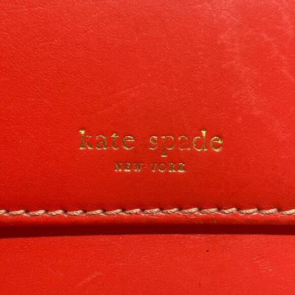 Kate Spade Leather Wallet in Coral - Picture 2 of 16